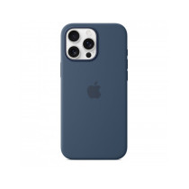 Custodia con Magsafe in Silicone per iPhone 16 Pro Max - Denim