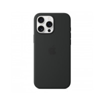 Custodia con Magsafe in Silicone per iPhone 16 Pro Max - Nero
