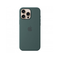 Custodia con Magsafe in Silicone per iPhone 16 Pro Max - Verde Lago