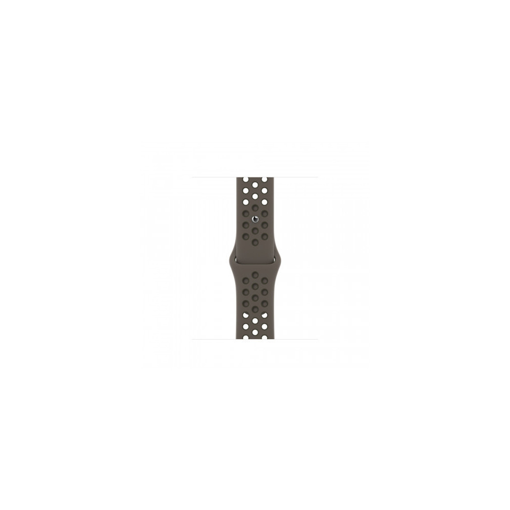 Cinturino Apple Watch 38/40/41mm - Grigio Oliva di Mezzanotte - Nike Sport Band - S/M & M/L