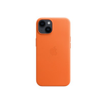 Custodia con Magsafe in Pelle per iPhone 14 - Arancione