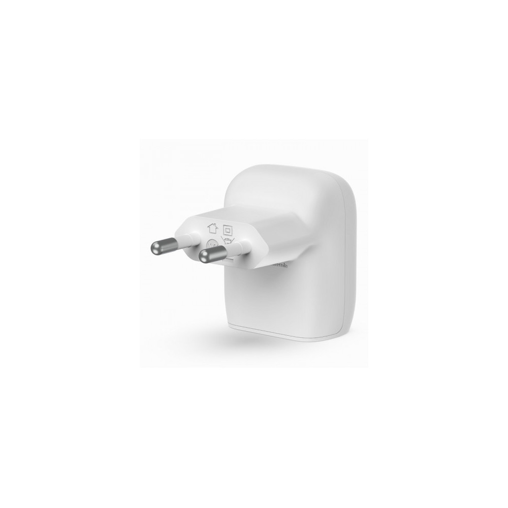 CARICABATTERIE 20W CON CAVO DA USB-C A USB-C - BIANCO