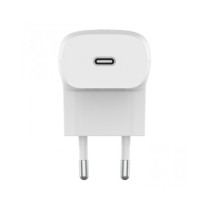 CARICABATTERIE 20W CON CAVO DA USB-C A USB-C - BIANCO