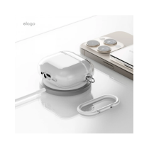 Airpod 4 - Protective TPU Shell Case - Clear - Hang Version