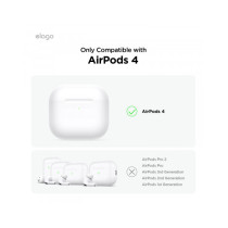AirPods 4 - Hang Silicon Case - Nightglow Blue