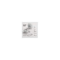 Airpods 4 - Retro HANG CASE - Light Gray