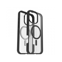 OtterBox React MagSafe Apple iPhone 16 Pro Max Black Crystal - clear/black