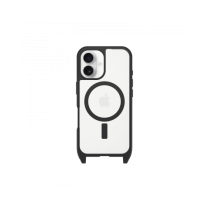 OtterBox React Necklace MagSafe Apple iPhone 16 Black Crystal - clear/black