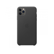 iPhone 11 Pro Max Leather Case - Black