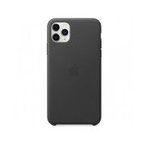 iPhone 11 Pro Max Leather Case - Black