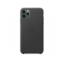 iPhone 11 Pro Max Leather Case - Black