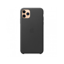 iPhone 11 Pro Max Leather Case - Black