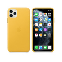 iPhone 11 Pro Max Leather Case - Meyer Lemon