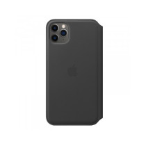 iPhone 11 Pro Max Leather Folio - Black