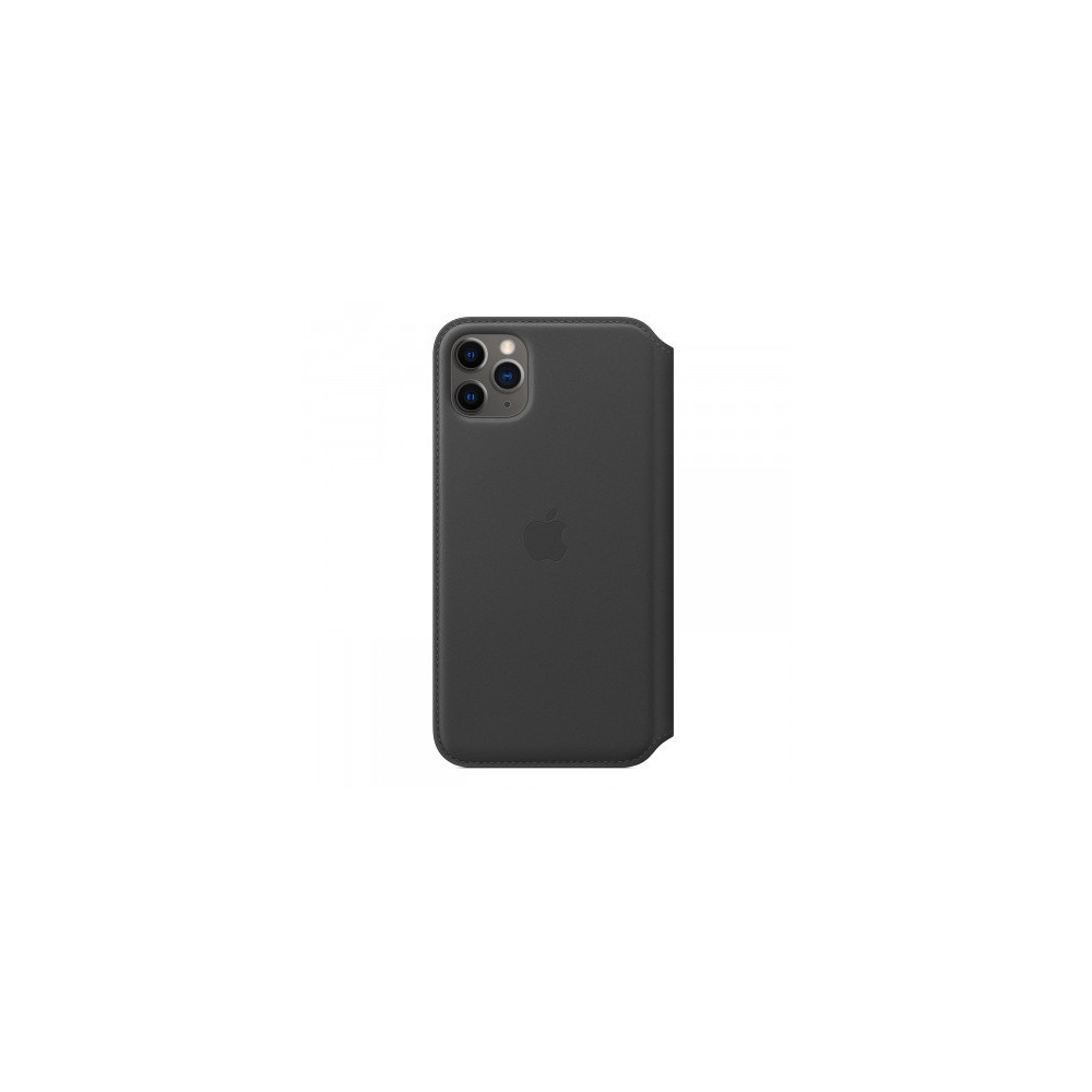 iPhone 11 Pro Max Leather Folio - Black