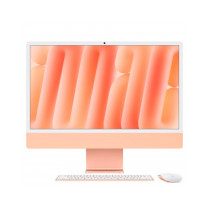 iMac arancione - RAM 16GB di memoria unificata - HD SSD 256GB - Gigabit Ethernet - Magic Trackpad - Magic Keyboard con Touch ID 
