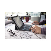 Zagg - Pro Keys tastiera e cust per iPad 10.2" - Black/Grey - Tedesco