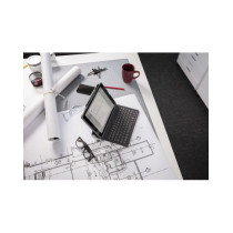 Zagg - Pro Keys tastiera e cust per iPad 10.2" - Black/Grey - Tedesco