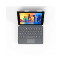 Zagg - Pro Keys tastiera con cust con Trackpad per iPad 10.2" - Tedesco