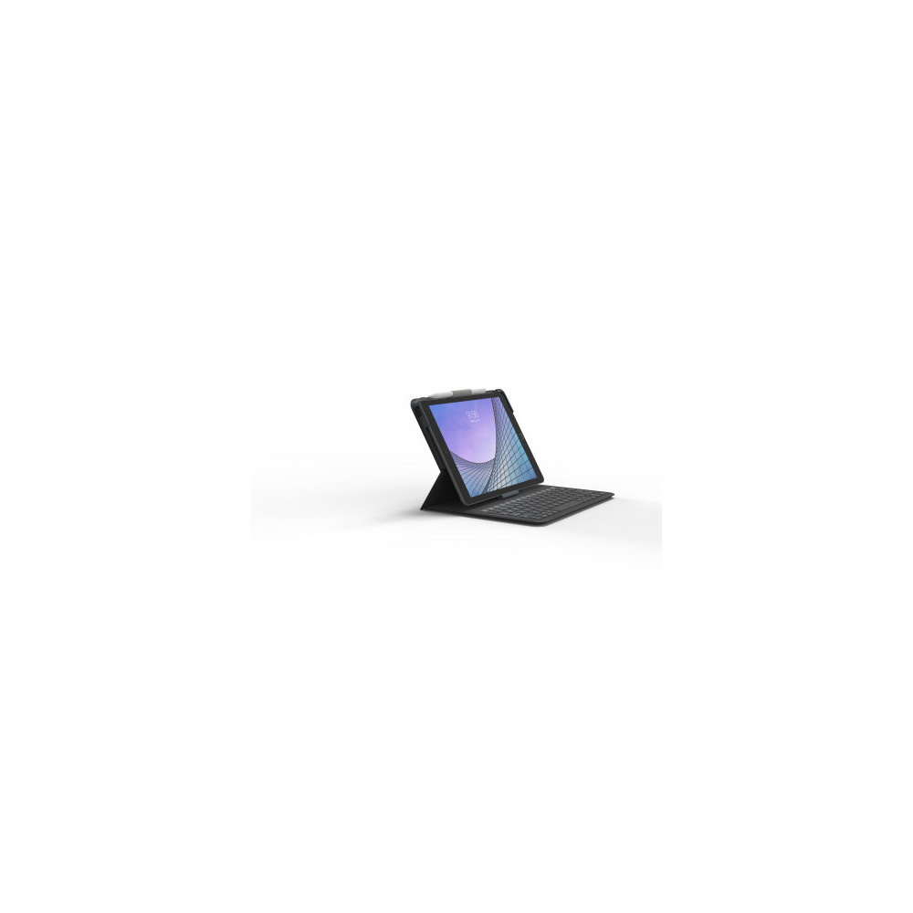 Zagg - MessengerFolio2 tastiera per iPad 10.2/10.5 - Charcoal - Tedesco
