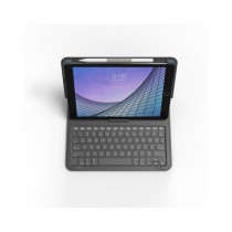 Zagg - MessengerFolio2 tastiera per iPad 10.2/10.5 - Charcoal - Tedesco