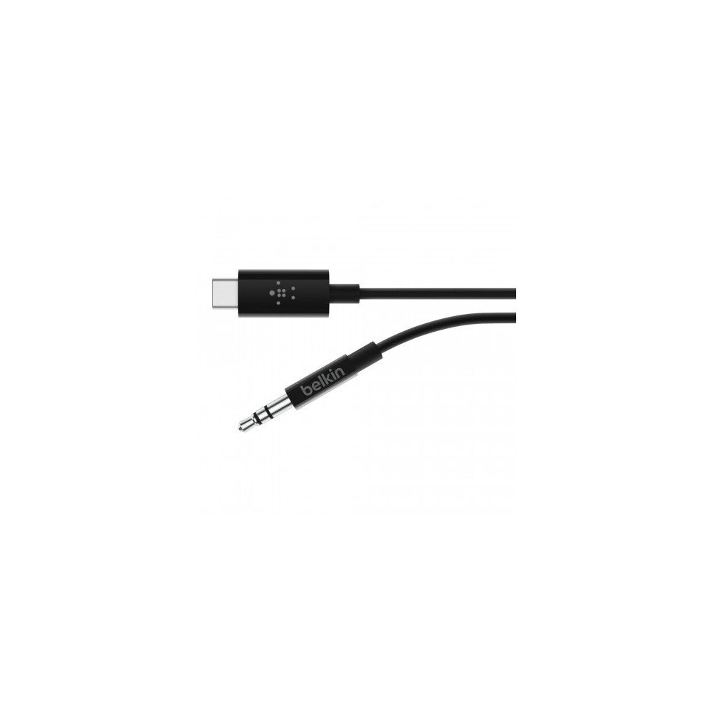 CAVO AUX DA USB-C A AUDIO JACK 3.5MM - 0,9 METRI - NERO