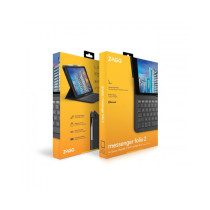 Zagg - MessengerFolio2 tastiera per iPad 10.2/10.5 - Charcoal - Tedesco