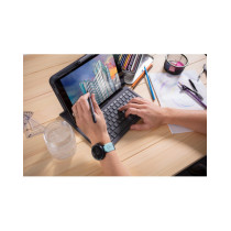 Zagg - MessengerFolio2 tastiera per iPad 10.2/10.5 - Charcoal - Tedesco