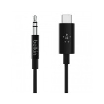 CAVO AUX DA USB-C A AUDIO JACK 3.5MM - 0,9 METRI - NERO