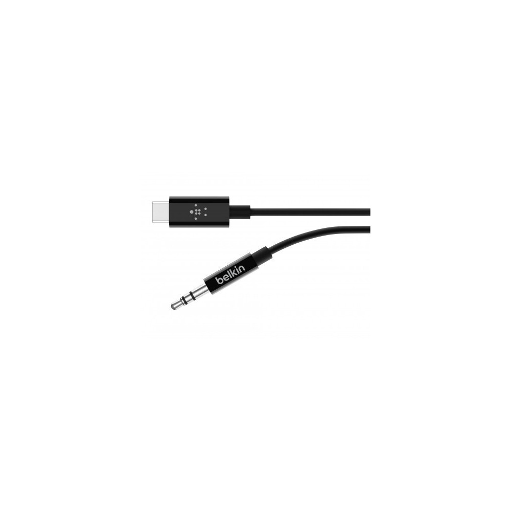 CAVO AUX DA USB-C A AUDIO JACK 3.5MM - 1,8 METRI - NERO