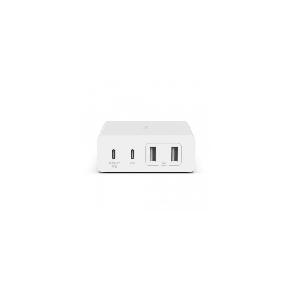 ALIMENTATORE GAN 108W CON PORTE 2X USB-C + 2X USB-A