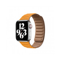Cinturino Apple Watch 38/40/41mm - California Poppy Leather Link - Small