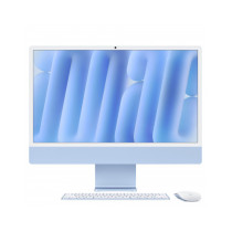 iMac blu - RAM 16GB di memoria unificata - HD SSD 256GB - Gigabit Ethernet - Magic Trackpad - Magic Keyboard con Touch ID e tast