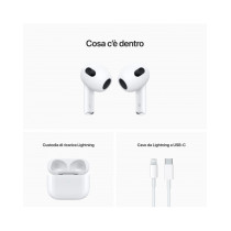 AirPods (3° generazione) con custodia di ricarica Lightning