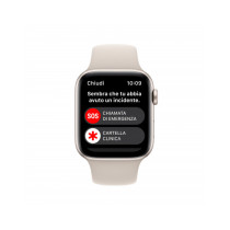 2023 Apple Watch SE GPS 44mm Galassia Cassa in alluminio con Galassia Sport Band