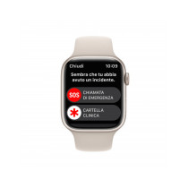 2022 - Apple Watch Series 8 GPS + Cellular 45mm Galassia Cassa in alluminio con Galassia Sport Band