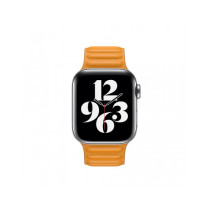 Cinturino Apple Watch 38/40/41mm - California Poppy Leather Link - Small