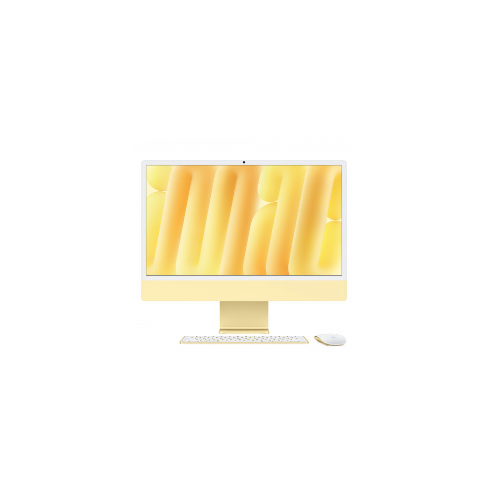 iMac giallo - RAM 16GB di memoria unificata - HD SSD 256GB - Gigabit Ethernet - Magic Trackpad - Magic Keyboard con Touch ID e t