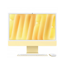 iMac giallo - Vetro con nanotexture - RAM 32GB di memoria unificata - HD SSD 2TB - Magic Mouse - Magic Keyboard con Touch ID e t