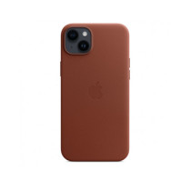 Custodia con Magsafe in Pelle per iPhone 14 Plus - Terra D'ombra